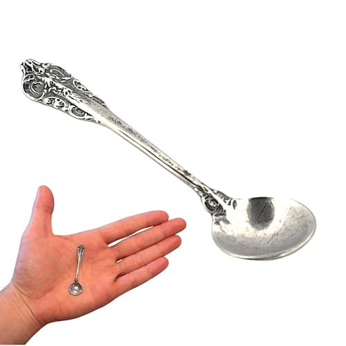 925 Sterling Silver Small Salt Spoon - Premium Quality 2.2' Polished Round Bowl Mustard Spoon - Beautiful Designed Handle - Gift for Culinary Enthusiasts