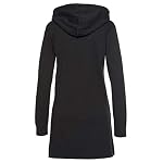 Damen Hoodie Kleid Herbst Langarm Sweatshirts Kapuzenpullover Streetwear Jumper Pullover Mini Kleider – Bild 3