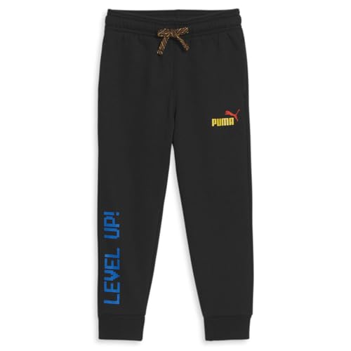PUMA Kids Boys Game On Pack Fleece Joggers Casual Drawstring - Black