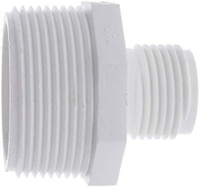 Van Enterprises PVC Garden Hose Adapter (Male 1.5" NPT x 3/4" GHT) for Sump Pump and Pool Pump Hose Adapter [Available 1.25" and 1.5" NPT Hose adapters]