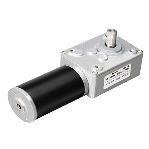 New Lon0167 DC 12V Vorgestellt 60RPM Drehmomentstarke elektrische zuverlässige Wirksamkeit Leistung reduzieren Turbinenschneckengetriebemotor(id:070