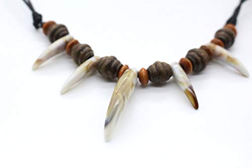 Scddboy Caveman Necklace,Bone Tooth Necklace for men2