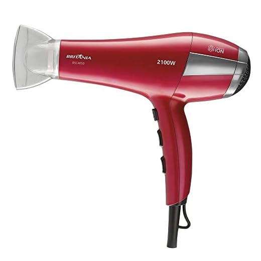 Britânia Secador De Cabelos Bsc4050 Vermelho 2100W
