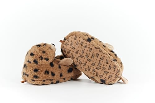 Image of ooohyeah Funny Animal Hug Plush Slippers for Women, Novelty Cute Cozy Warm Slippers with Non-Slip Grips