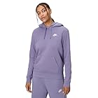 Nike Women's Sportswear Club Fleece Pullover Hoodie, World Indigo/White, Small
