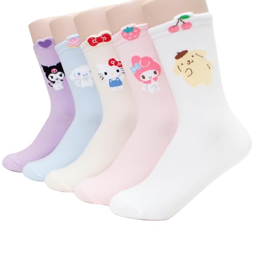 Image of Hello Cartoon Character Series Women and teen girls Licensed Socks Collection