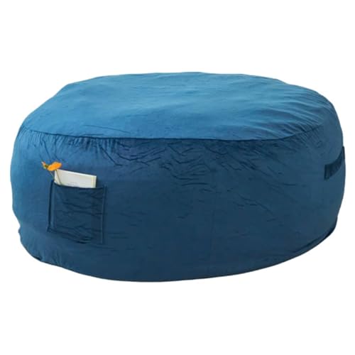 Puff Gigante de - Suave y Confortable - Puff Pera con Relleno de Espuma Incluido Óptimo Apoyo para La Espalda - Sofa Puff Gigante Muy Cómodo A,120 * 50CM