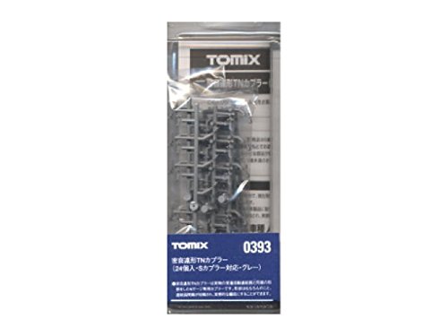 Coupleur TN TOMIX 0393 gris pour éviter le déraillement des rames échelle N