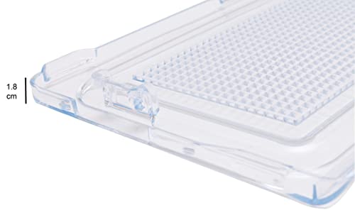 Image of OM PLASTICS Vegetable Box Crisper Cover Compatible for LG single Door Refrigerator Glass Lid (Part No: 3550JF1005) Match & Buy fridge Basket Cover