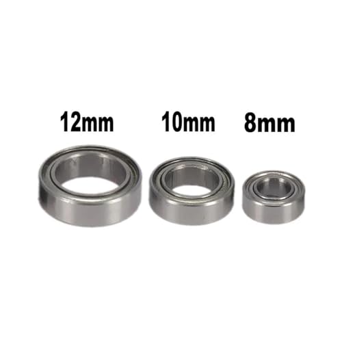 Roulement a bille haute precision kit metal 15 pieces pour auto RC 1/18