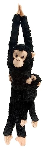 Wild Republic - Hanging Monkey Peluche Chimpancé, Mamá Y Bebé, 51 Cm 15265 Wild Republic - Hanging Monkey Peluche Chimpancé, Mamá Y Bebé, 51 Cm 15265