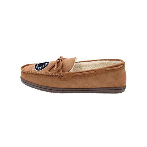 Image of FOCO NCAA Mens NCAA College Team Logo Moccasin Slippers