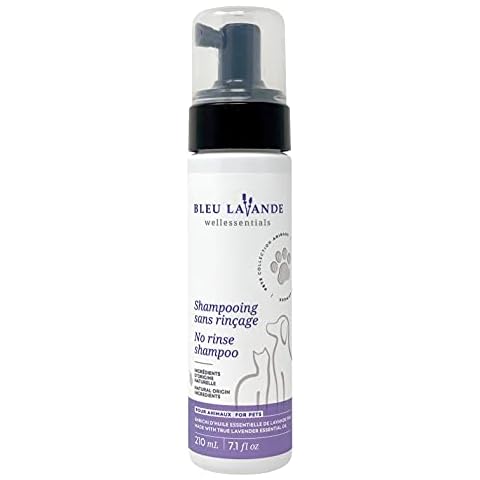 Bleu Lavande Lavender No Rinse Pet Shampoo - Enriched with 100% Pure & Premium Lavender Essential Oil – Waterless – Calming & Hydrating Benefits - pH Balanced - 99% Natural Ingredients - Cruelty Free Cover