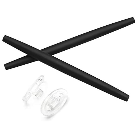 PapaViva Replacement Rubber Kits for Oakley Transistor - Black Cover