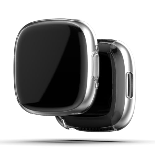 Coque Fitbit Versa 4 et Sense 2 lot de 4 protections écran TPU