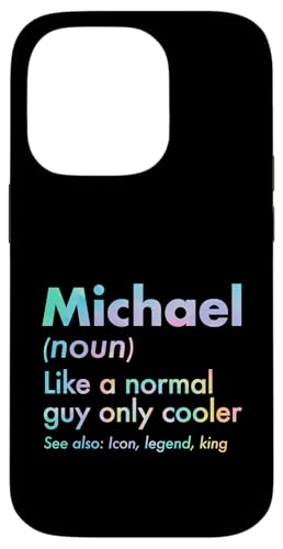Michael Like A Normal Guy Only Cooler Legend King �t�@�[�X�g�l�[�� �X�}�z�P�[�X iPhone 14 Pro �p