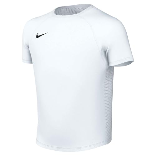 NIKE Dri-Fit Park VIII Maillot De Foot À Manches Courtes pour Ado, White/Black, HV8182-100, L