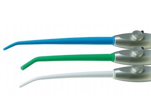 AmeriCan Goods 100/Pack Disposable Dental Surgical Aspirator Tips Plastic Suction Aspirating Tips Green 1/4'', White 1/8'', Blue 1/16