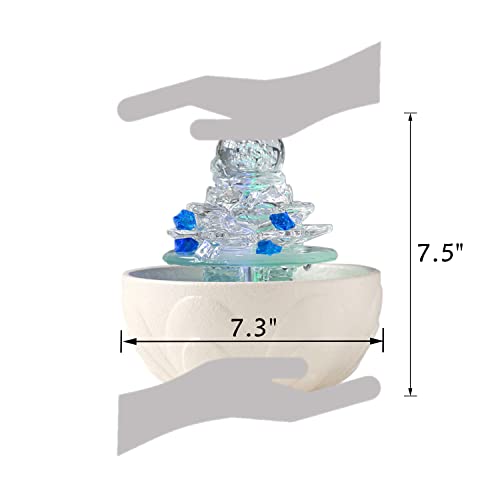 Crapelles Indoor Small Tabletop Water Fountain thumb #5