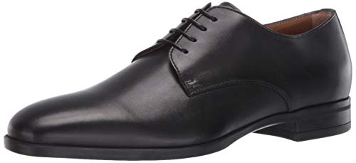 Image of BOSS Leather Derby Lace Up Shoes Black