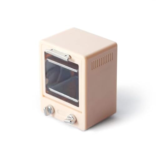 Miniature Microwave Dollhouse Oven Kitchen Accessory Pink