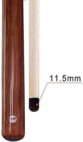 Taco de billar profesional 1/2 130 cm 11.5 mm punta 15 oz miniatura 3
