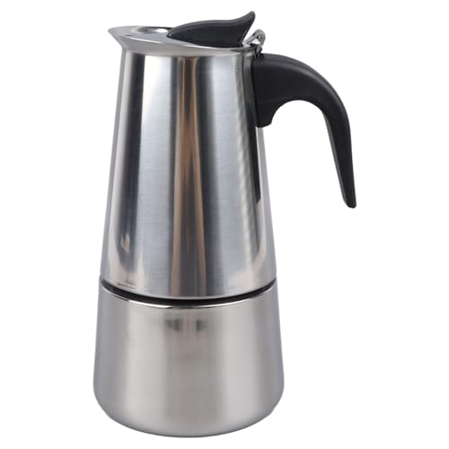 TARSHYRY Máquina de café Expreso y Cafetera para Estufa,Olla Moka de 300 Ml/10 Oz | Cafetera, Cafetera Clásica Portátil, Taza Moka de Acero Inoxidable para Cocinas de Inducción de Oficina