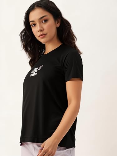 Image of Mack Jonney Oversized | Loose Fit | Half Sleeves 100% Cotton Round Neck Printed T-Shirt for Women-Mack640755