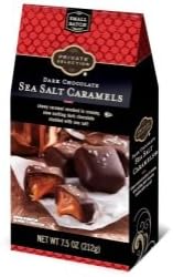 Private Selection Dark Chocolate Covered Caramel Wtih Sea Salt 7.50z, pack of 1