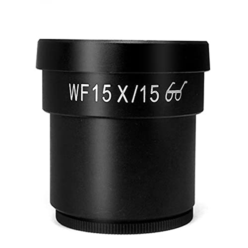 顕微鏡キット ワイドフィールドハイアイポイントWF15X WF20X接眼レンズ、マウントサイズ30mmレンズ 顕微鏡レンズアダプター(WF15X Dia 30mm)