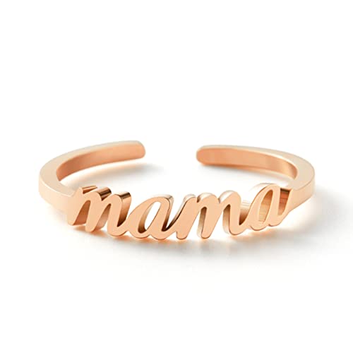 Mama Ring Dainty Ring Adjustable Ring Jewelry Mothers Day Birthday Gift for Mom