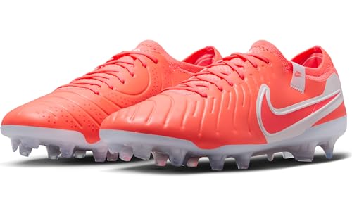 Nike Tiempo Legend 10 Elite Firm-Ground Low-Top Soccer Cleats (DV4328-800, Hot Lava/White)2