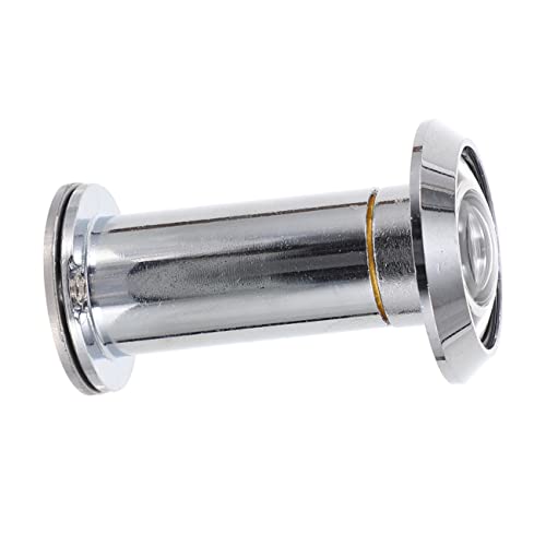 Visor de Puerta de Seguridad Ajustable Outanaya con Lente de Vidrio y Tapa para Privacidad en Entrada de Casa, Compatible con Puertas de hasta 2 Pulgadas de Grosor