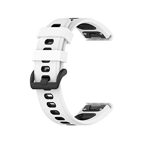 for Garmin(�K�[�~��) Forerunner 965/955 �o���h �x���g �����o���h �V���R�� �݊��i �����x���g �X�g���b�v �ʋC���ɗD�� �A�N�Z�T���[ (�z���C�g+�u���b�N)