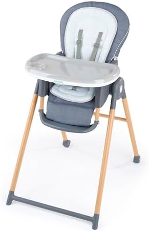 Ingenuity Proper Positioner Deluxe Mama Sandalyesi, 7'si 1 Arada Dönüştürülebilir Bebek Sandalyesi, Suni Ahşap Baskılı Ayaklar, Üniseks, 0 Aylık İle 36 Aylık Arasındaki Bebekler İçin - Görsel 1