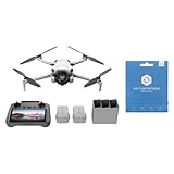 DJI Mini 4 Pro Fly More avec DJI RC 2 + Card Care Refresh 1-Year Plan, Mini Drone Pliable avec Caméra 4K, Moins de 0,549 lb/249 g, Temps de Vol de 34 min, 2 Batteries Supplémentaires, C0
