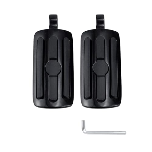 Repose-pieds de moto 1.25" pour barre de protection au design premium pour Dyna et Road King