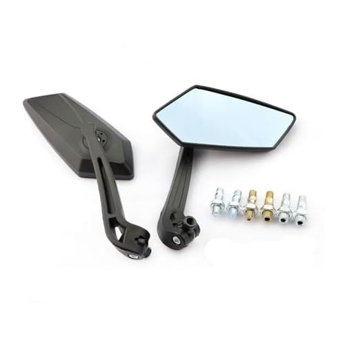Espejos retrovisores con ángulo ajustable antivibración para motocicleta