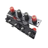 Tester di corrente 1 pz WP Jack a banana esterno 4 pin Altoparlante Amplificatore Clip for filo Presa WP4 Interruttore terminale a molla a poli