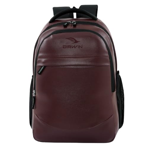 airwin Professional Laptop Backpack for Men & Women, Water-Resistant Office Backpack with 2 Main Compartments, 17 Inch, 25L, Black-picture-46