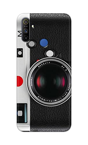 Image of Printed Hard Back Cover Case for Realme Narzo 10A | Realme Narzo 20A Back Cover (Vintage Camera) -1302