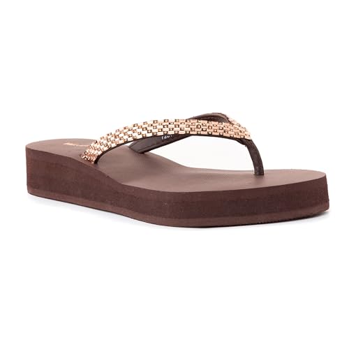 Image of Khadim's Waves Platform Heel Slippers for Women