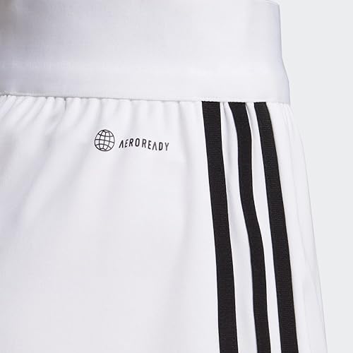 adidas womens Tiro 23 Shorts, White/Black, X-Small US - image 6