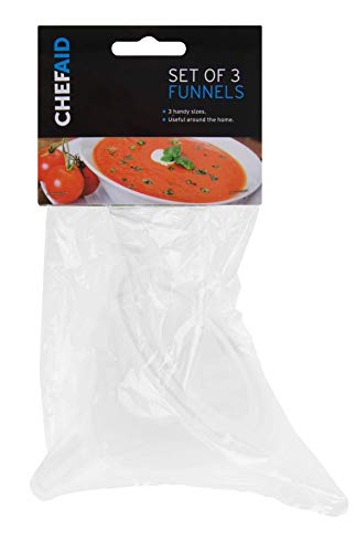Chef Aid Set of 3 Funnels White 10E01749