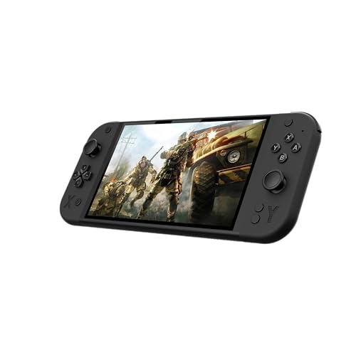 Image of G90 7 Inch IPS HD Screen Handheld Game Console Multi-System Emulator Arcade Gaming Controller (Black)