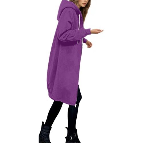 Veste polaire pour femme chaude et légère avec fermeture éclair pour un hiver confortable