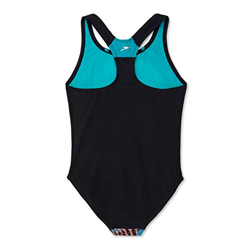 Image of Speedo Girls Printed Sport Splice