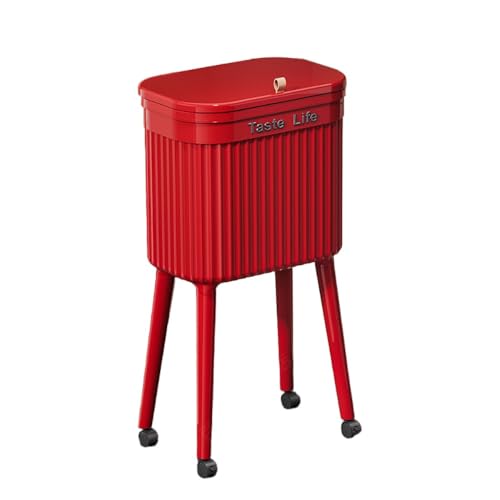 WNRJ ��e�ʃn�C���b�O�S�~�� �ԗ֕t���ړ��\ 35cm ����a ��d�\���������o���� �L�b�`��/���r���O/�o�X���[���p �����ޕK�v�Ȃ� �R���p�N�g 23cm (���b�h)