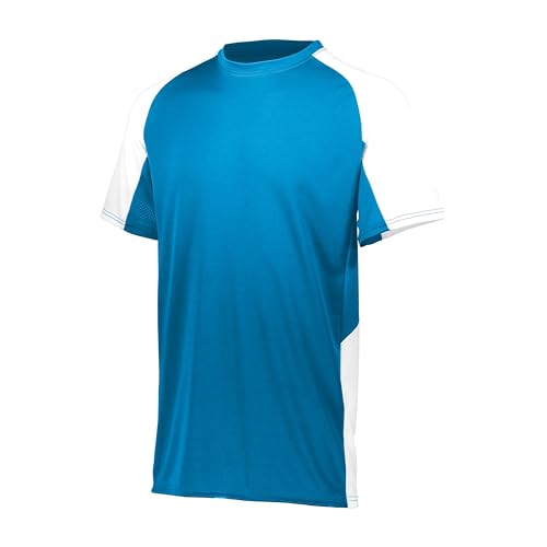 Augusta Sportswear Cutter Jersey: Optimal Performance for Baseball, Soccer, and Multi-Sport Apparel, Power Blue/White, X-Large -  1517.834.XL