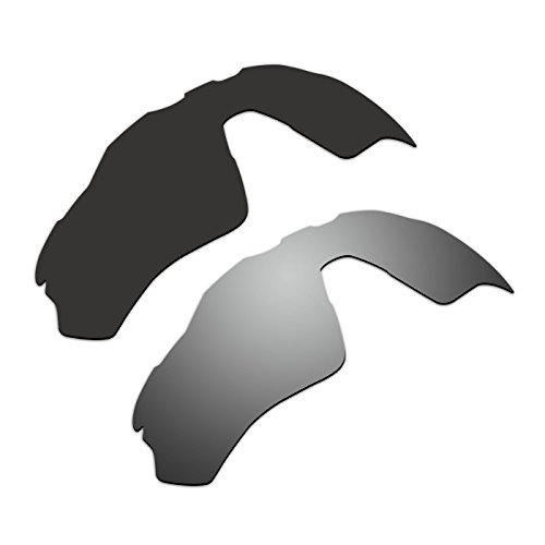 2 Pair Replacement Polarized Vented Lenses for Oakley Radar EV XS Path (Youth Fit) Sunglasses OJ9001 Pack P52